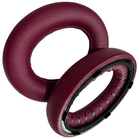 Cuscinetti Auricolari Di Ricambio Rossi In Similpelle Compatibili Con Bose Quietcomfort Ultra - Foto 3