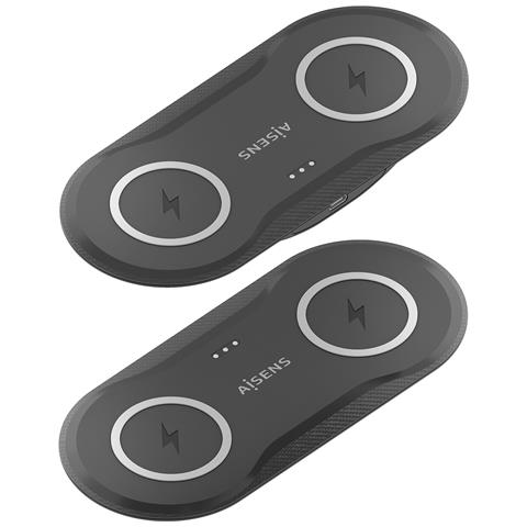 ASCH-15W2WC060-BK Caricabatterie per dispositivi mobili Cuffie, Smartphone Nero USB Carica wireless Interno - Foto 2