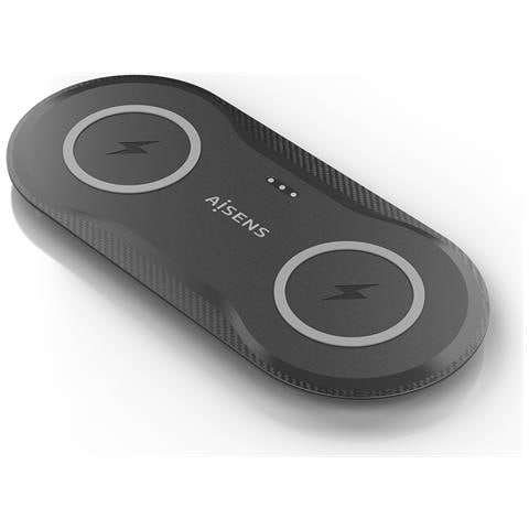 ASCH-15W2WC060-BK Caricabatterie per dispositivi mobili Cuffie, Smartphone Nero USB Carica wireless Interno - Foto 1
