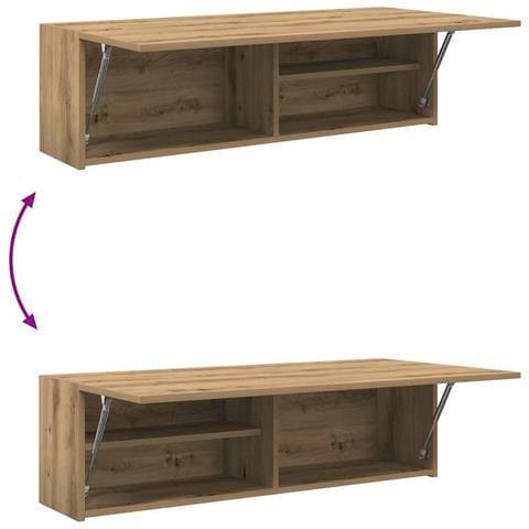 Mobiletto da Bagno Rovere Artigianale 100x25x30 cm Truciolato - Foto 9