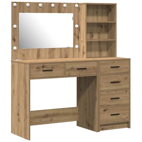 Tavolo da Trucco Marrone 78.5 x 41 x 135 cm Legno multistrato - Foto 1