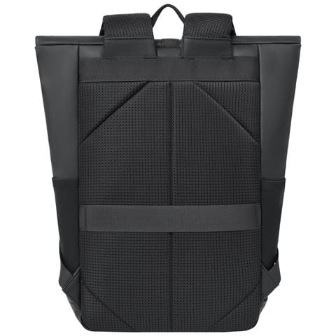 Eden zaino Zaino roll top Nero Poliestere, PU pelle - Foto 24