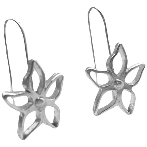 Orecchino A Gancio Blom Irregolare In Argento Placcato 10µ - Foto 2