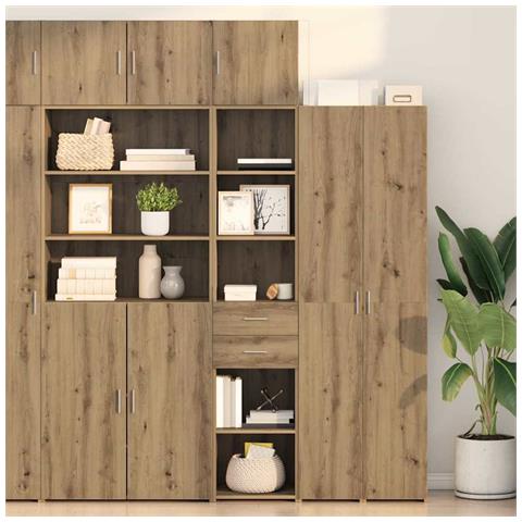 Credenza con cassetto Rovere artigianale 40 x 42,5 x 185 cm - Foto 2