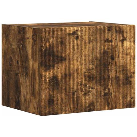 Mobile TV da parete Rovere fumé 60 x 31 x 29.5 cm - Foto 1