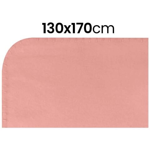Coperta In Morbido Pile 130x170 Cm Calda Per Divano E Letto, Corallo - Foto 5