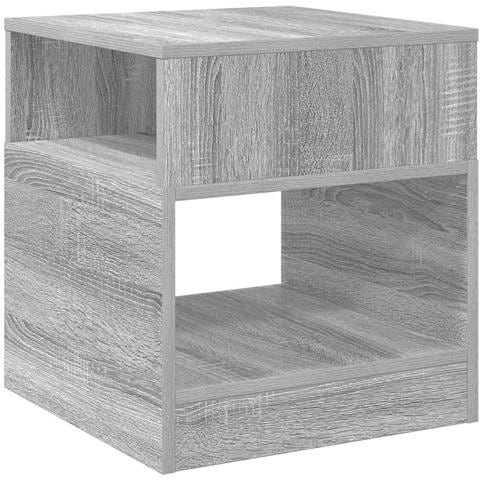 Tavolino Grigio Sonoma 40,5 x 40 x 45 cm Legno multistrato - Foto 1