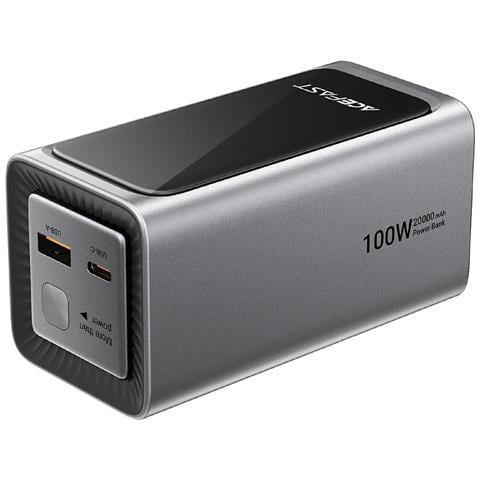 Power Bank - Metallo, Grigio, 20000 mAh - Foto 2