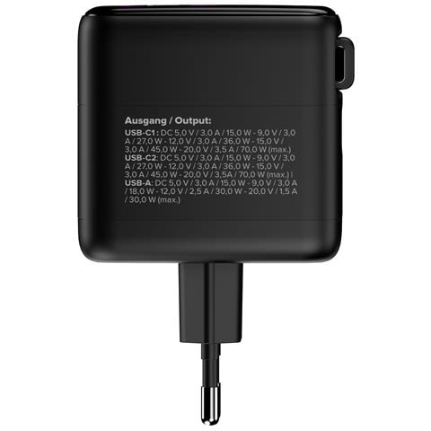 31507R Caricabatterie per dispositivi mobili Universale Nero AC Ricarica rapida Interno - Foto 2