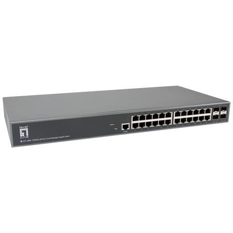GTL-2885 switch di rete Gestito L3 Gigabit Ethernet (10/100/1000) Grigio - Foto 1