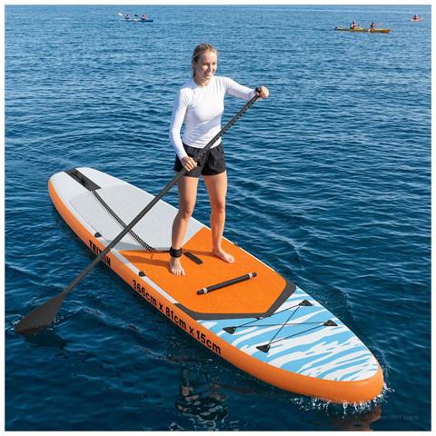 SUP Board con Seggiolino 2-in-1 TRITON 366 x 81 x 15 cm Blu per - Foto 2