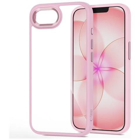Custodia Tech-protect Magmat Trasparente Rosa Per Apple Iphone 16e / 17e - Foto 1