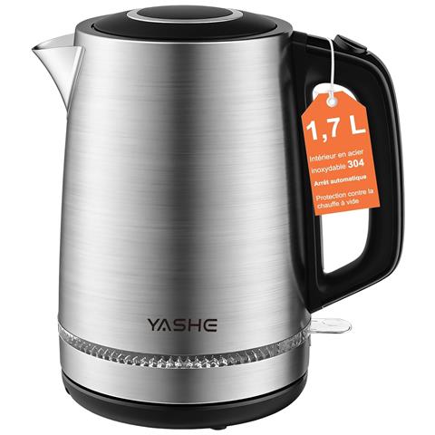 Bollitore in acciaio inox FK-1907. 1.7 L. 2200 W. base 360 - Foto 1