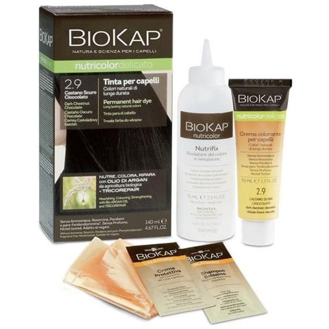 Biokap Nutricolor Delicato Rapid 5,15 Castano Cenere Tinta Tubo+Flacone 135 ml Biosline - Foto 1