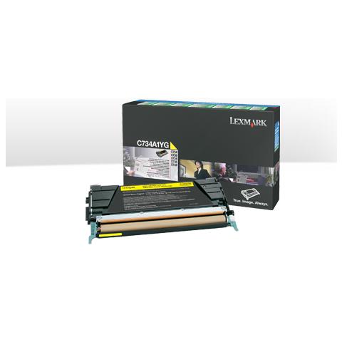 Cartuccia Toner Giallo Return Program Per C734/736 / X734/736/738 (6.000Pg) C734A1Yg - Foto 2