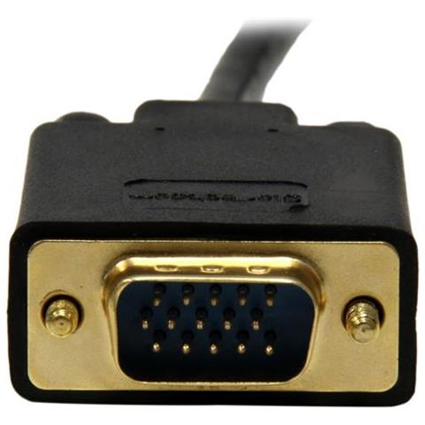 Cavo convertitore adattatore Mini DisplayPort a VGA da 3 m - mDP a VGA 1920x1200 - Nero - Foto 2