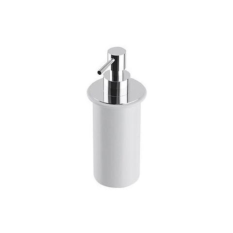 Dosatore di Sapone in Vetro Acidato 200 ml Colore Bianco - Foto 2
