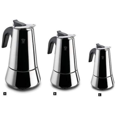 Caffettiera Steel Inox 6 Tazze per Induzione  - Foto 5