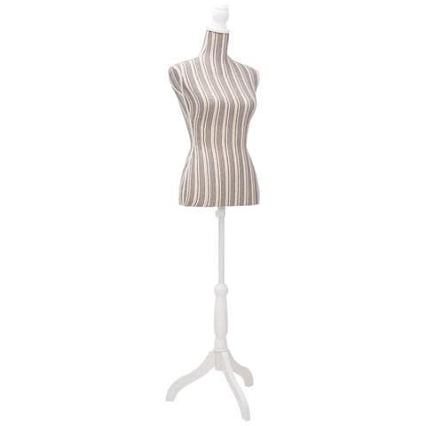 Busto Sartoriale Donna Manichino Femminile Lino Con Strisce - Foto 1