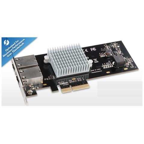 G10E-2X-E3 Scheda Pcie Presto 10gbase-T Ethernet 2-Porte [ Compatibile Con Thunderbolt] *Novità - Foto 1