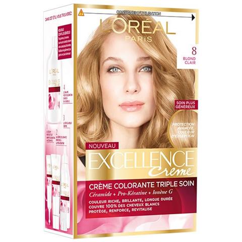 Excellence Creme Tinte 8 Rubio Claro - Foto 2
