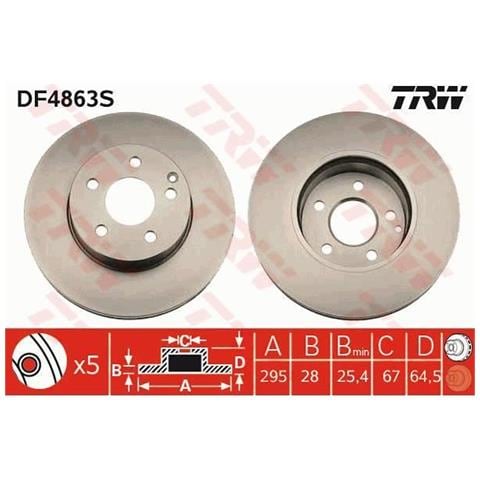 Disco Freno Df4863s Unitai - Foto 1