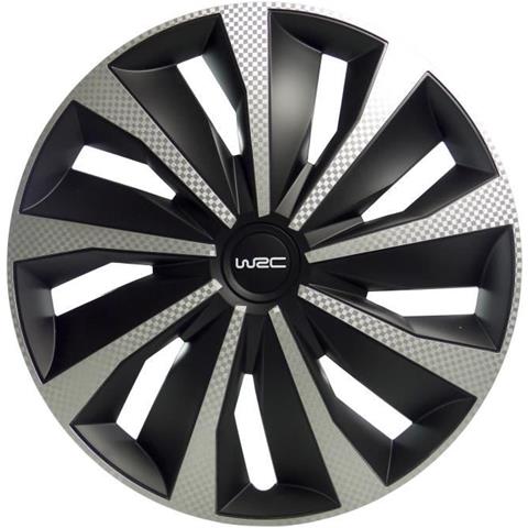 7498 Set 4 Copricerchi 15'' Carbon Style - Foto 1