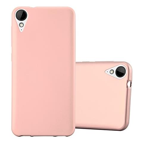 Custodia Compatibile Con Htc 10 Lifestyle / Desire 825 In Oro Rosa Metallico - Coperchio Protettivo In Silicone Tpu Flessibile - Foto 1