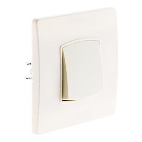 Pulsante da parete con Morsetto Automatico + Graffette Diwone Bianco - Foto 1