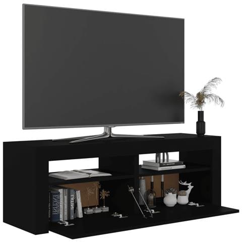 Mobile Porta TV con Luci LED Nero 120x35x40 cm - Foto 2