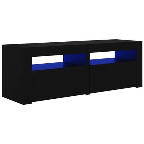 Mobile Porta TV con Luci LED Nero 120x35x40 cm - Foto 1