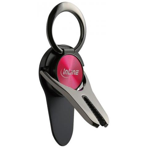 Smartclip 3in1 - Kfz-halterung / fingerhalter / standfu - Rot (55266r) - Foto 1