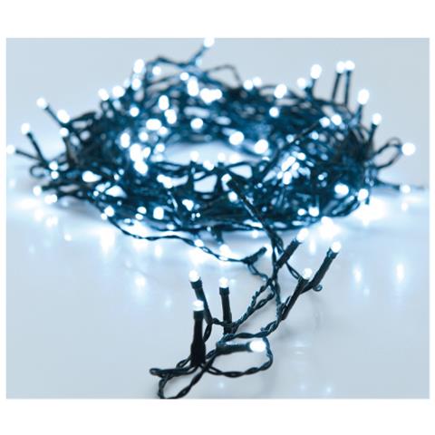 Glitter Garland - Spirito Natalizio - Luce Bianca Fredda - 240 Lampadine Led - 24 M - 72093 - Foto 2