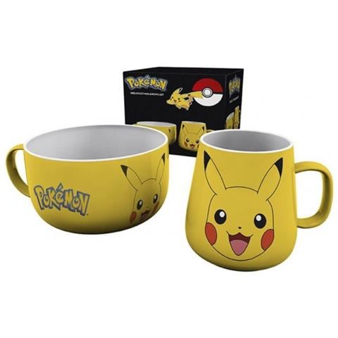 Pokemon - Breakfast Set Mug + Bowl - Set Colazione Tazza + Ciotola - Pikachu - - Foto 1