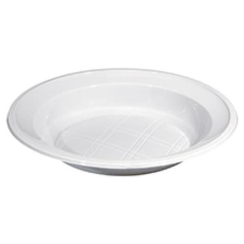 Confezione 25 Piatti Fondi Bianchi - Foto 1