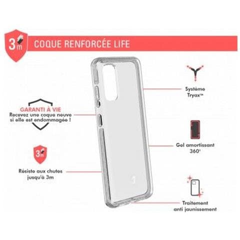 Cover Rinforzata Per Samsung Galaxy S20 Life, Trasparente - Foto 2