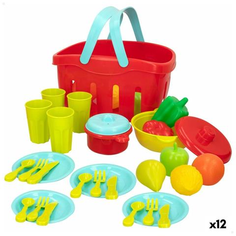Set Di Alimenti Giocattolo Colorbaby Utensili E Accessori Per La Cucina 36 Pezzi (12 Unità) - Foto 1