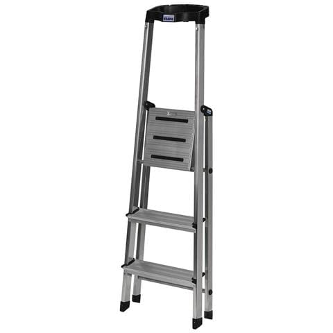 Scala Pieghevole A 3 Scalini Krause 126313 Argentato Alluminio - Foto 7