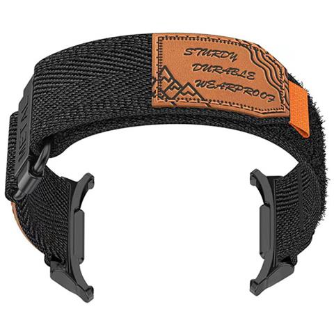 Cinturino Per Orologio In Nylon Intrecciato Per Samsung Galaxy Watch 7 Black - Foto 1