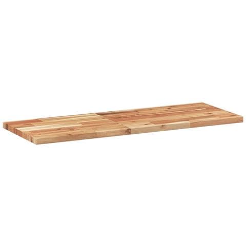 Mensole Da Parete 3 Pz 80x30x2 Cm Legno Acacia Rifinito A Olio - Foto 3