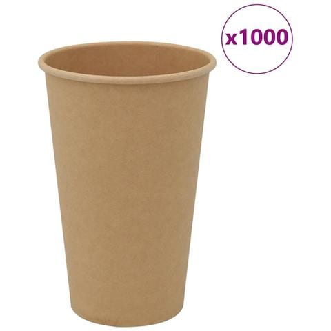 Bicchieri Da Caffè In Carta 1000 Pz 16oz 400ml Marrone - Foto 1