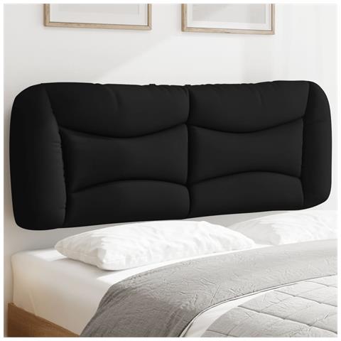 Lusso Casadino -  Cuscino Testiera Hvar Nero 140 Cm In Tessuto - Foto 8