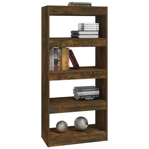 Lusso Casadino -  Libreria/divisorio Rovere Fumo 60x30x135 Cm Legno Multistrato - Foto 2