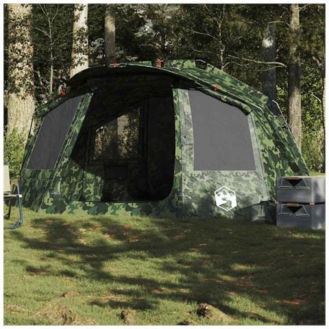 Tenda da Pesca per 5 Persone Mimetica Impermeabile - Foto 1