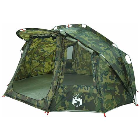 Tenda da Pesca per 5 Persone Mimetica Impermeabile - Foto 2