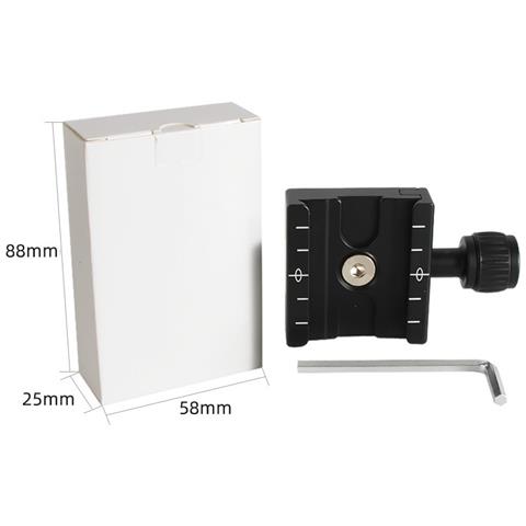 Piastra A Sgancio Rapido Adattatore Morsetto Qr-50 Per Fotocamere Dslr - Foto 1