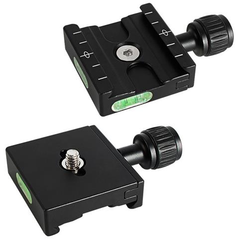 Piastra A Sgancio Rapido Adattatore Morsetto Qr-50 Per Fotocamere Dslr - Foto 2