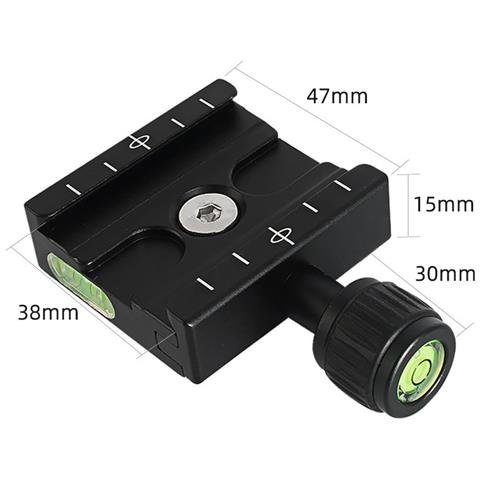 Piastra A Sgancio Rapido Adattatore Morsetto Qr-50 Per Fotocamere Dslr - Foto 5