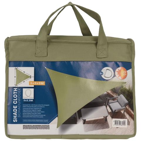 Vela Parasole 3x3x3 m Verde a Triangolo - Foto 1