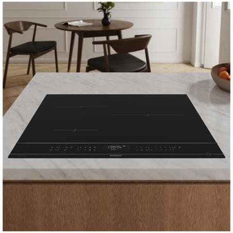 Piano Cottura A Induzione Da 65 Cm Con 3 Fuochi, 7400 W, Nero - Dtri432b - Foto 2